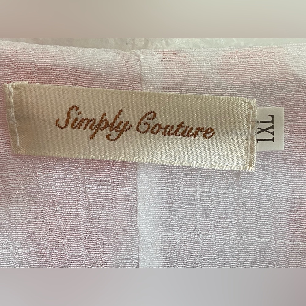 SIMPLY COUTURE Pink & White Floral Double-Tier Loose Tank DressSKU0536 - Picture 9 of 10